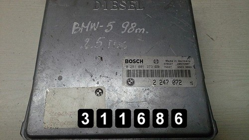 BMW 5er 1998 Steuergerät 2.5TDS BOSCH 0281001373 ORIGINAL