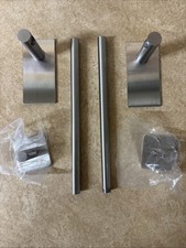 Drill-Free Stainless Steel Towel Bar Bathroom Wall Mount Adhesive NEW