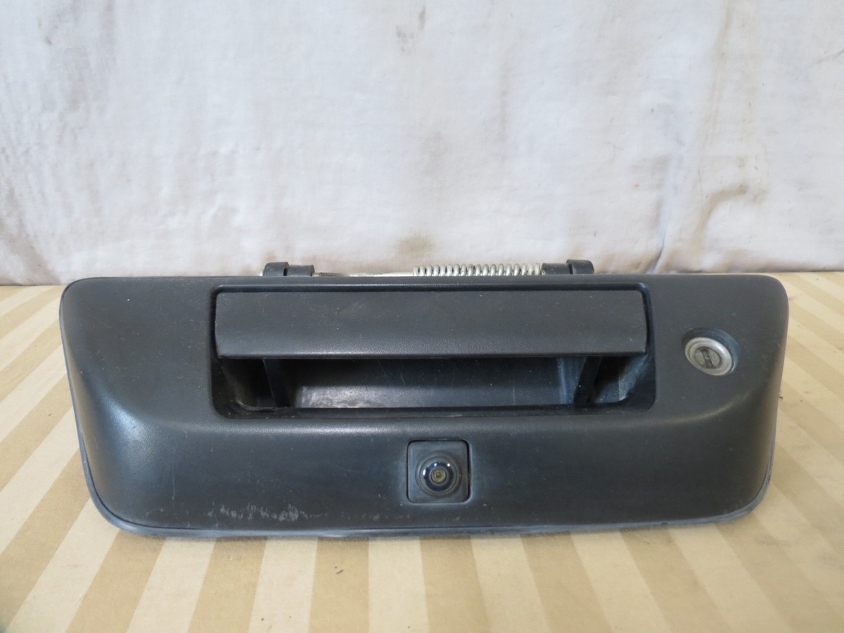 16 17 18 19 Nissan Titan XD Rear Tailgate Release Handle w CAMERA