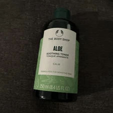 The Body Shop Aloe Soothing Toner For Sensitive Skin 8.4 Ounces Vegan NEW