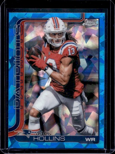 2025 Topps Chrome Sapphire Mack Hollins #206 Patriots