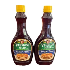 Vermont Maid Sugar Free Syrup, 24 oz Pack of 2