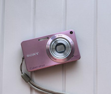 SONY Cyber Shot DSC-W350D 14.1MP 4x Optical Zoom Digital Camera AE/FE Lock- Pink