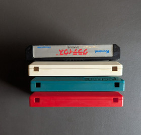4x Famicom Games - Tested & Working - Gradius, Excite Bike, Exerion, Thexder