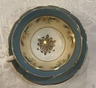 Sunroom Fine China Tea Cup+Saucer set, gold, green, mint condition — photo 4