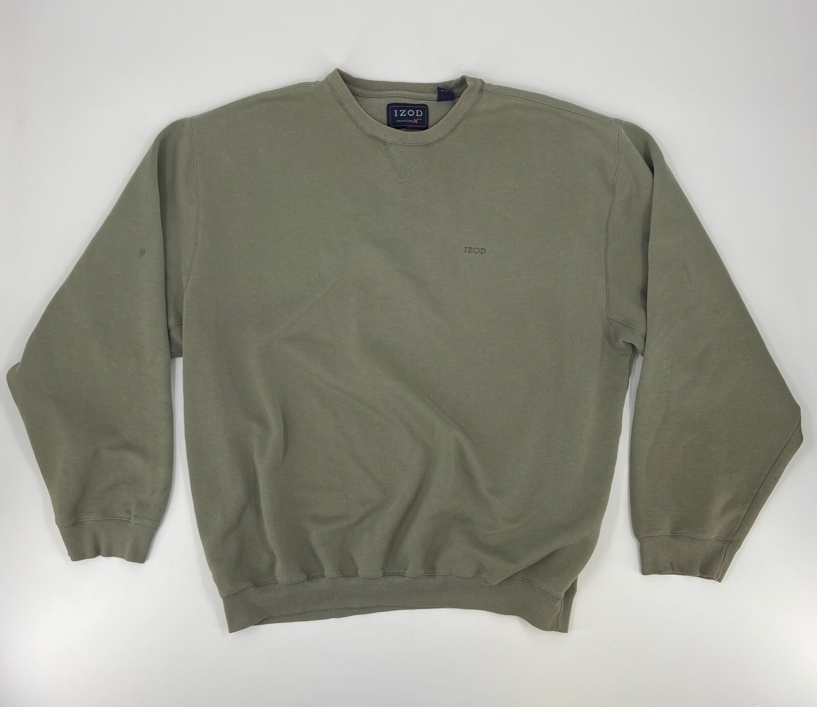 Izod Sweater Mens 3XL XXXL Green 