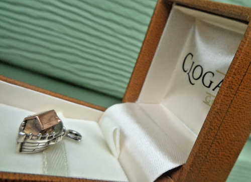 Clogau Welsh Opening Charm Noah's Ark Sterling Silver & 9ct Rose Gold & Box - Picture 3 of 6