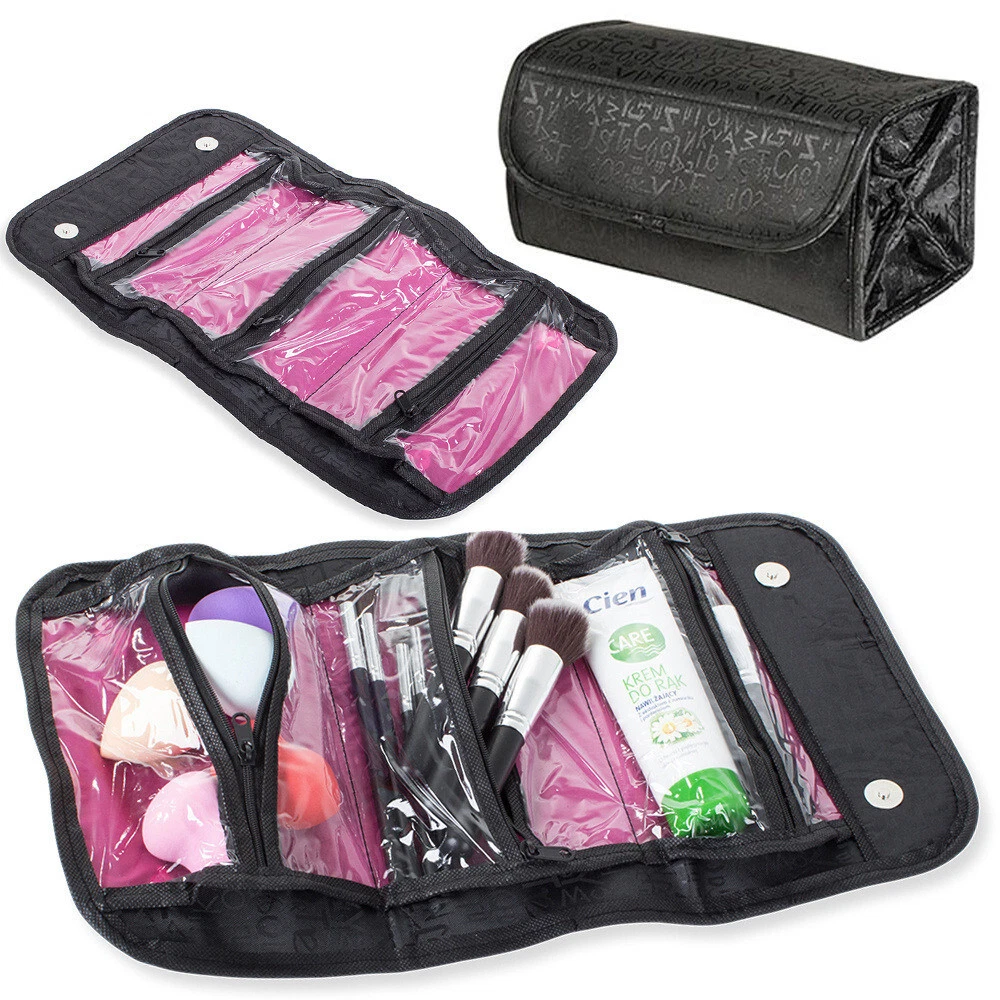 Porta Trucchi da Viaggio Borsello Borsa Toilette Trucco Beauty Case Astuccio