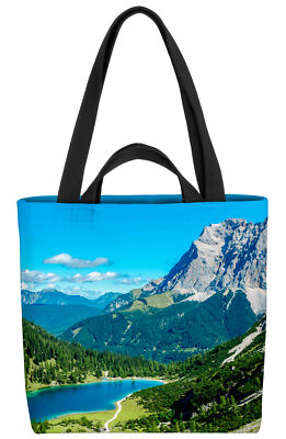 Zugspitze Tasche Deutschlands Sehenswürdigkeiten Österrreich Höchster Berg Gebi