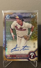 2022 Bowman Chrome Gavin Tonkel 1st Bowman Gold Mini-Diamond Refractor /50 Auto