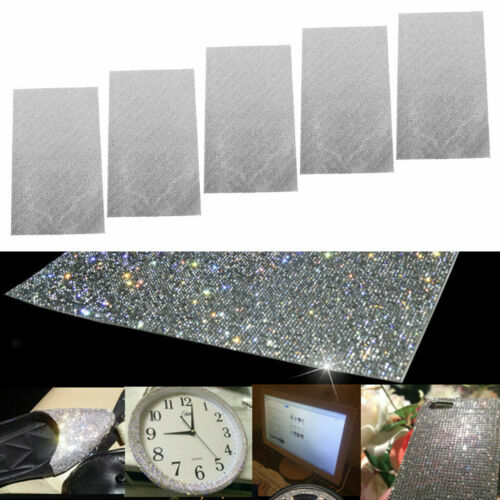 Beadsland Foglio Strass Autoadesivi Cristallo 40x24 Cm: Oltre 19500 Pietre In Vetro 2mm, Per Decorazioni Fai Da Te, Auto, Cellulare