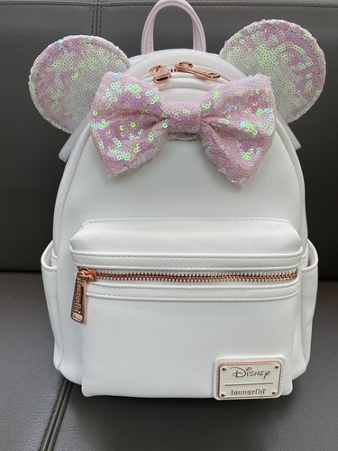Disney Loungefly Minnie Mouse White 
