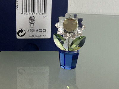 Swarovski Figurine 681738 Flower Pot Flower 5 cm Original