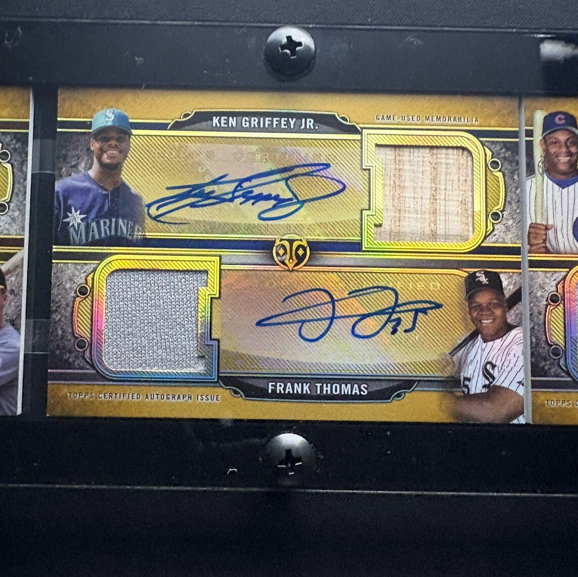 2024 Topps Triple Threads Autograph Deca Relic Combo Book /5 Gold