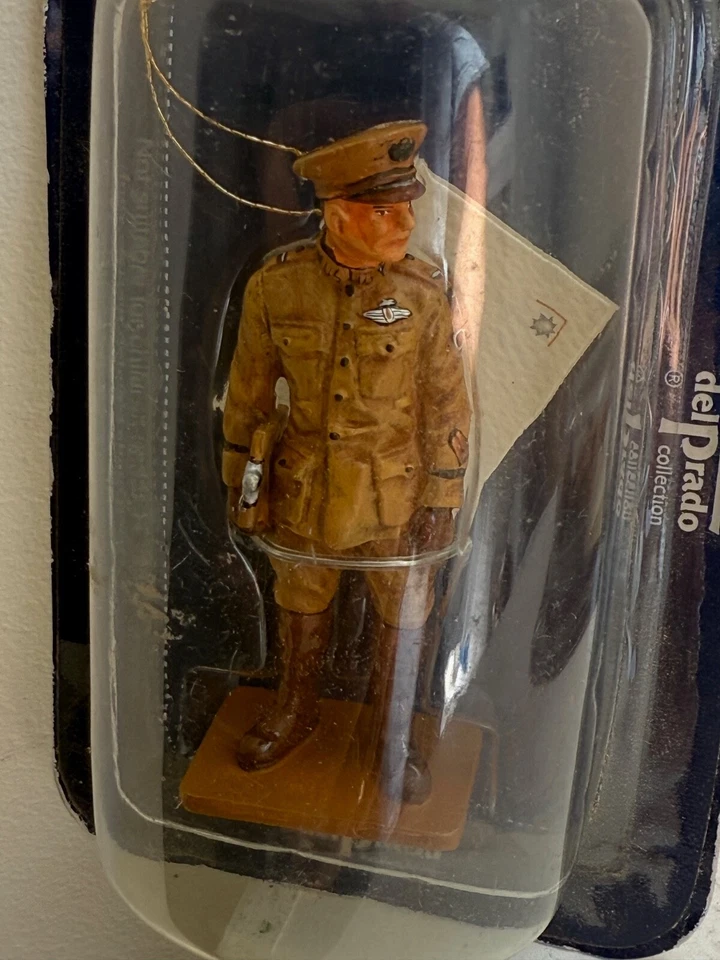 1/30 del Prado DOS [2] aviadores estadounidenses y británicos de la Primera Guerra Mundial # MW021 y MW045 figuras Foto 3 de 4