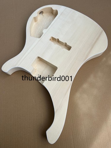 DIY 4-String Bass Guitar Kit Rosewood Fingerboard Chrome Hardware - Picture 9 of 13