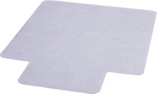 Office Chair Mat Carpet Protector  36" X 48"  Slip Resistant Clear Vinyl 