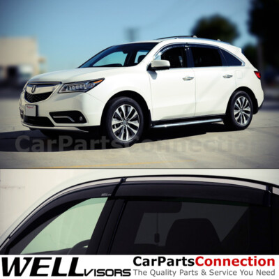 WellVisors Window Visors 14-20 For Acura MDX Side Deflectors Deflectors