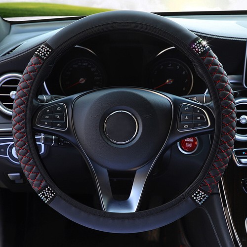 Steering Wheel Cover For 15/37-38CM PU Leather