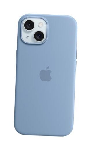 iPhone 15 Case with MagSafe - Silicone Winter Blue-image