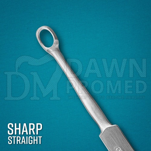 Fox Dermal Curettes Dermatology 1 mm - 6 mm instrumentos ENT grado alemán - Imagen 24 de 55