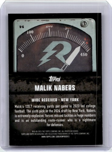 2024 Malik Nabers Rookie Card ~ You Pick ~ Free Shipping! Volume Discounts! - Picture 38 of 40