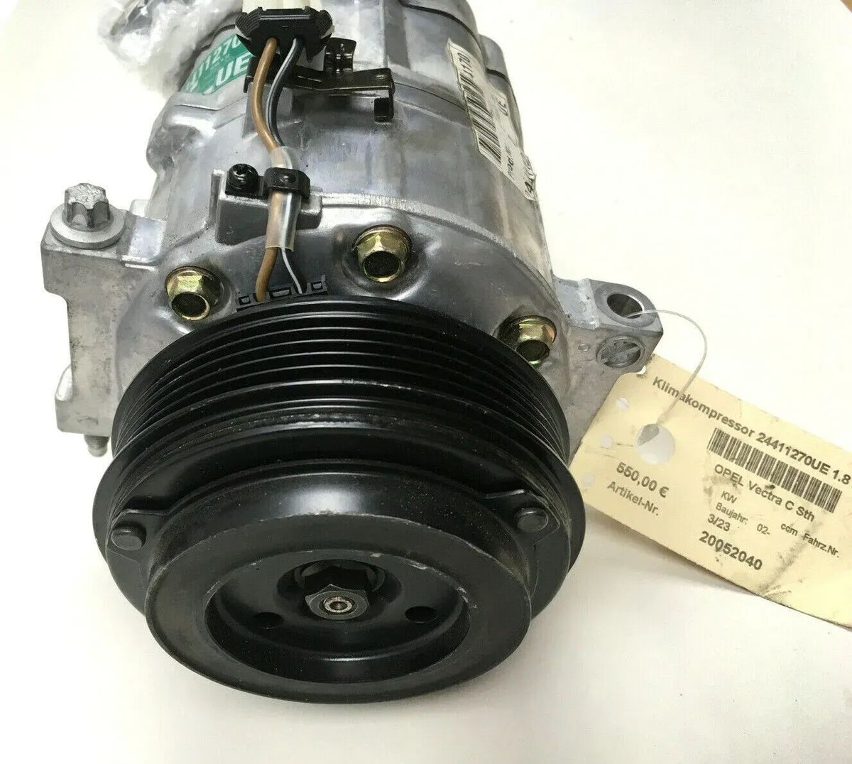 24411270, Original GM Opel,Kompressor Klimaanlage ohne Pfand  