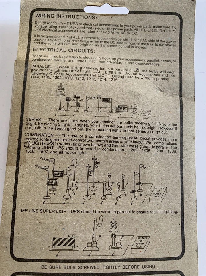 Life Like 1218 HO Working Scale Models Light-Ups NIP - Imagem 4 de 4