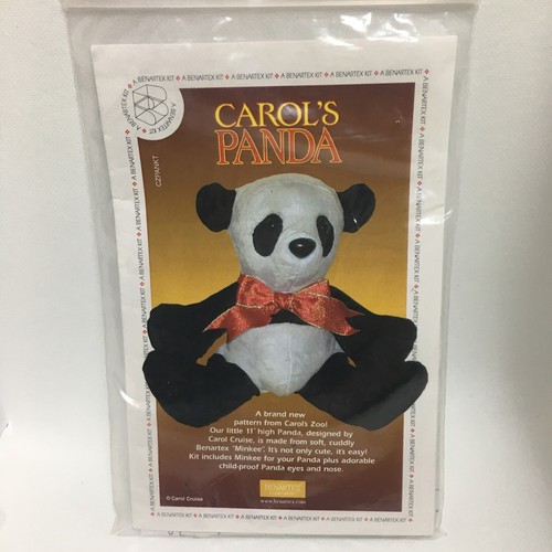 panda soft toy pattern