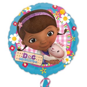 45 7cm Doc Mcstuffins Birthday Party Decoration Round Foil Balloon