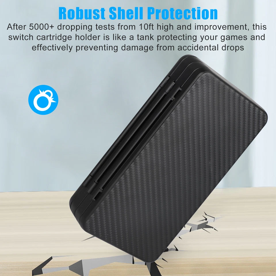 72-in-1 Game Card Case Holder Storage Box Travel Carry Cover for Nintendo Switch - Image 3 of 4