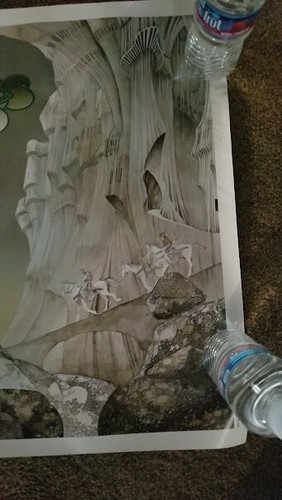 PÓSTER PROMOCIONAL SÍ / ROGER DEAN / RELAYER - ORIGINAL VINTAGE 1974 21 X 37 - Imagen 5 de 11