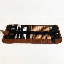 Raffine Marco Art Sketch Pencil Set With Roll Up Case