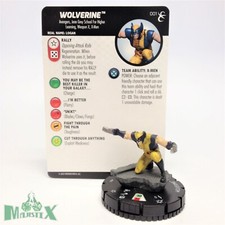 Heroclix X-Men: Rise and Fall set Wolverine 001 common figure w/card 