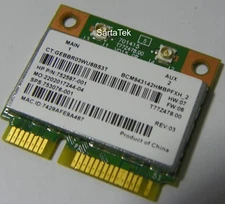 HP 753076-001 753076-005 Broadcom BCM943142HM 802.11n Wireless BT PCIe Half