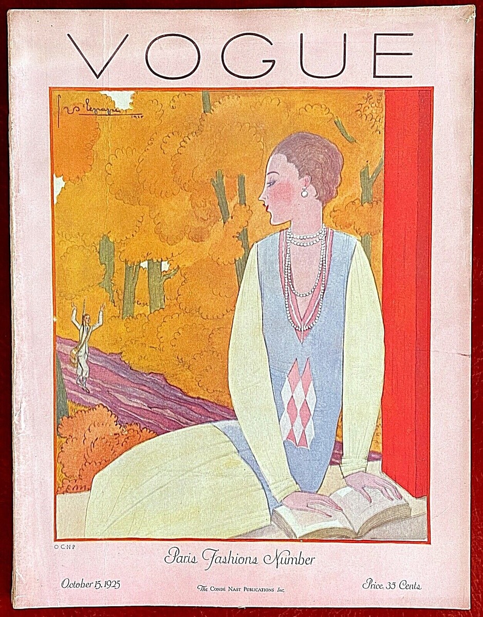 VOGUE US 2015年10冊セット Vogue Magazine ~ October 15, 1925 ~ Lepape Chanel Paquin Steichen
