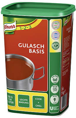 Knorr Gulasch Basis - Gulasch Saucen Basis 1 kg für 9 Liter Soße | eBay