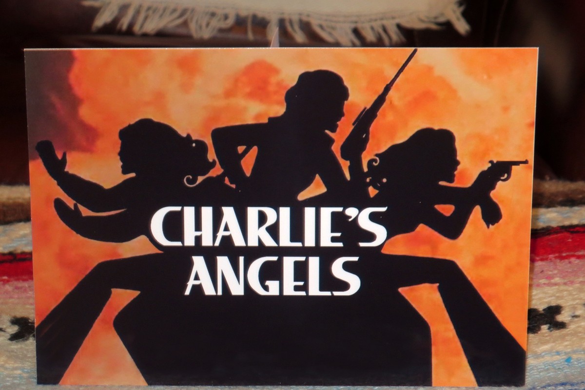 Charlies Angels 1970's TV Series Poster Tabletop Display Standee