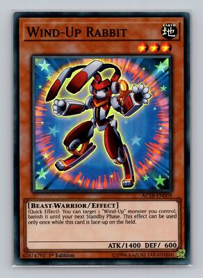 Wind-Up Rabbit AC18-EN009 Super Rare Yugioh TCG Advent Calendar 2018