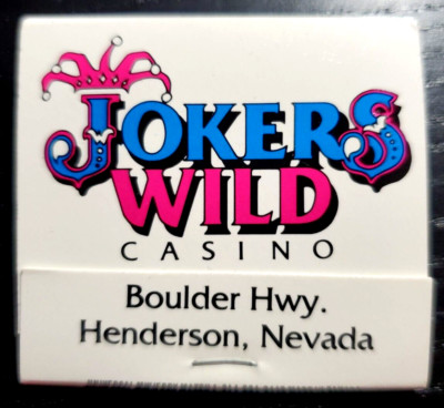 Jokers Wild Casino Henderson Full Unstruck 30 Strike Matchbook