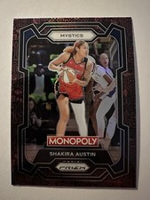2024 Panini WNBA Monopoly Prizm Shakira Austin #3 Red Classic Icons