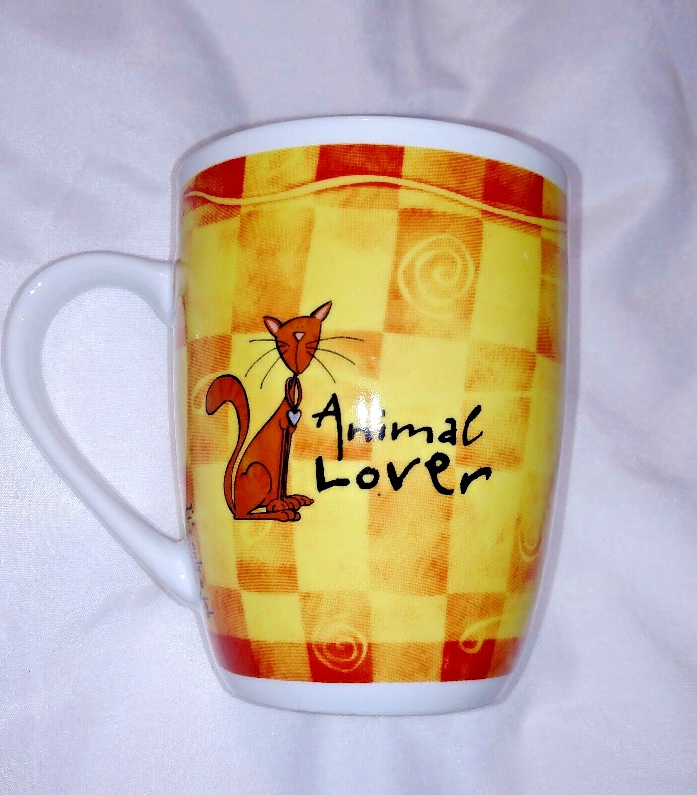 Cats ANIMAL LOVER Mug Coffee Tea Kittens Pets Felines Fine Porcelain H&H Cup Vet