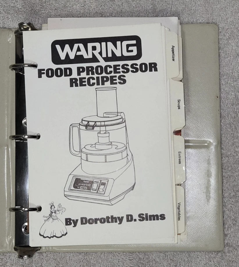 WARING FOOD PROCESSOR RECIPES BY: DOROTHY D. SIMS - RECIPE BOOK - MAY 1978 - Image 3 of 4