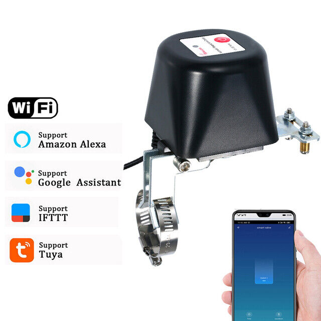 Tuya Wifi/Zigbee Smart Valve Controller For Water Gas Tuya Wifi/Zigbee Smart Valve Controller For Water Gas