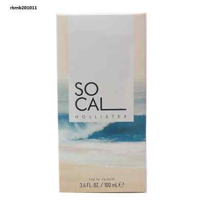 SO CAL Hollister  (3.4oz/100ml( Eau De Cologne Spray (Immaculate)