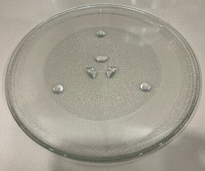 Standard Size 11.25 Inch Microwave Glass Tray - Dishwasher Safe