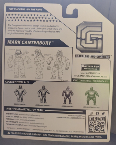 Henry Godwinn (Mark Canterbury) Grapplers & Gimmicks Series 3 Hasttel Toy figure - Picture 3 of 10