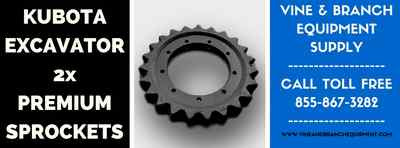 2 x PREMIUM KUBOTA SPROCKETS KX91-3 / U35-3 / U35-4