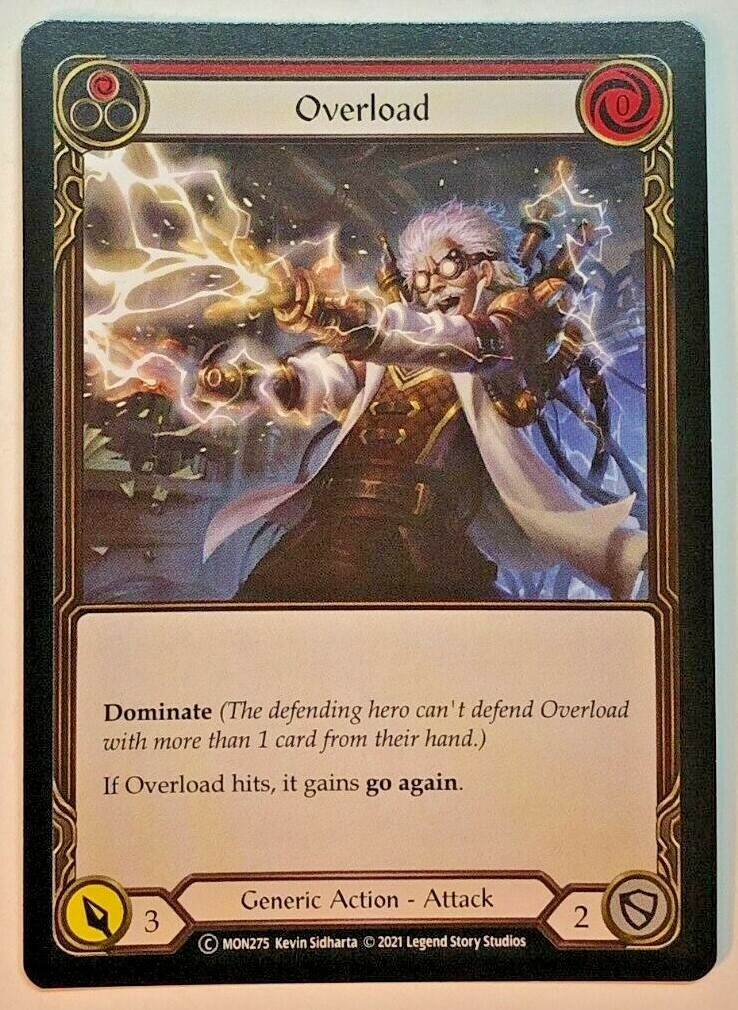 Flesh And Blood Monarch Overload (Red) MON275 Unlimited NM/M