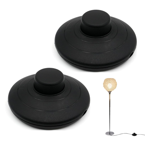 2Pcs Foot Switch for Lamp Floor Pedal Switch Replacement Step On/Off Inline Ligh - Picture 11 of 12
